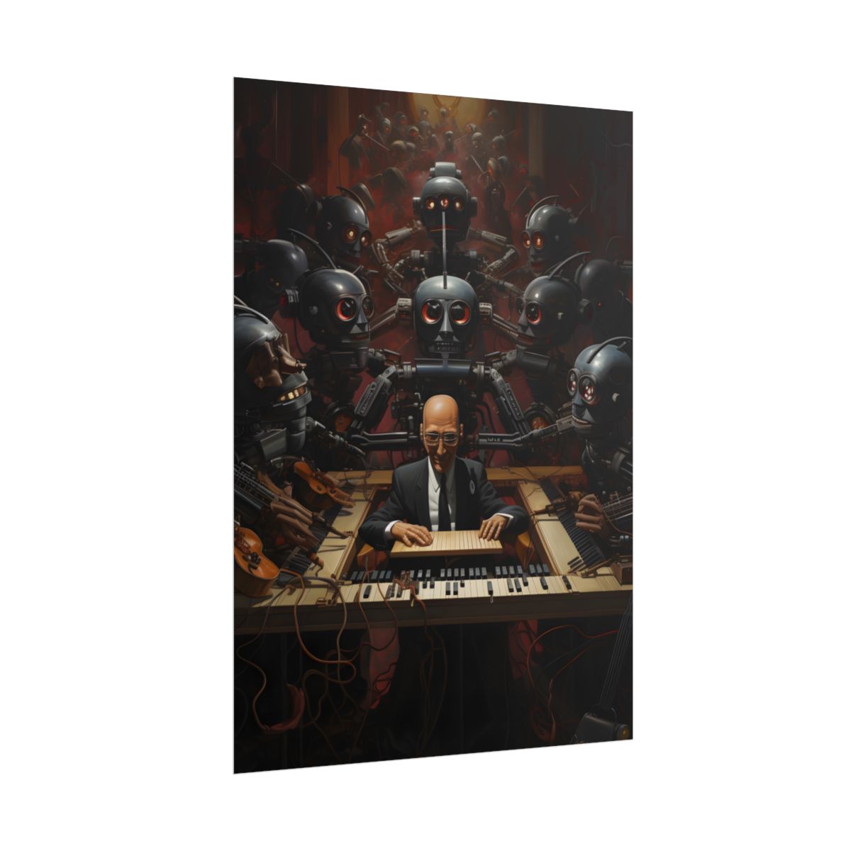 Robot Symphony: 6 Sentient Robots in Harmony - Poster