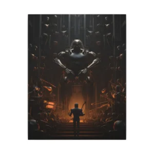 Robot Orchestra Conductor Canvas Print