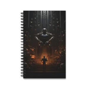 Robot Orchestra Conductor Spiral Notebook