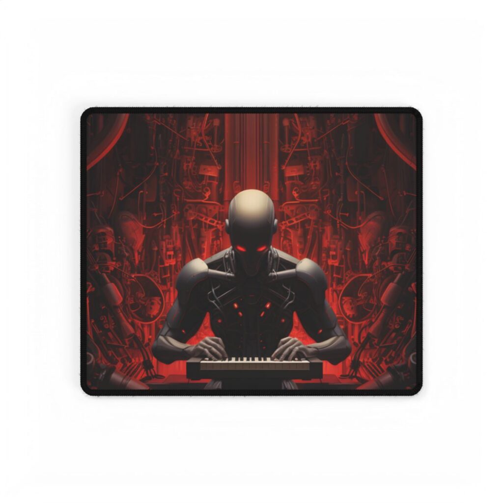 Robot Symphony: A Musical Orchestra of Sentient Robots - Desk Mat