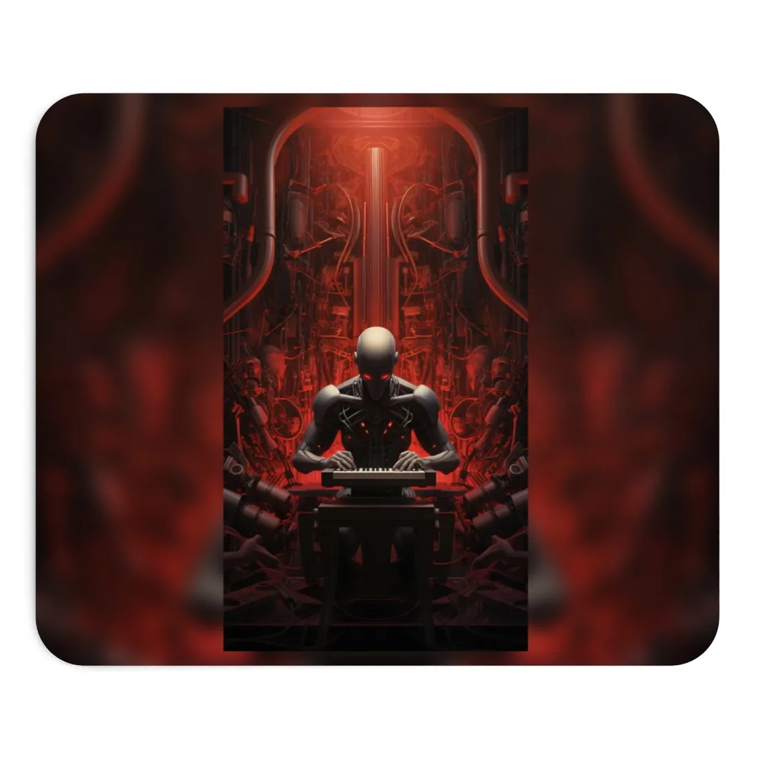 Robot Symphony: A Musical Orchestra of Sentient Robots - Mouse Pad