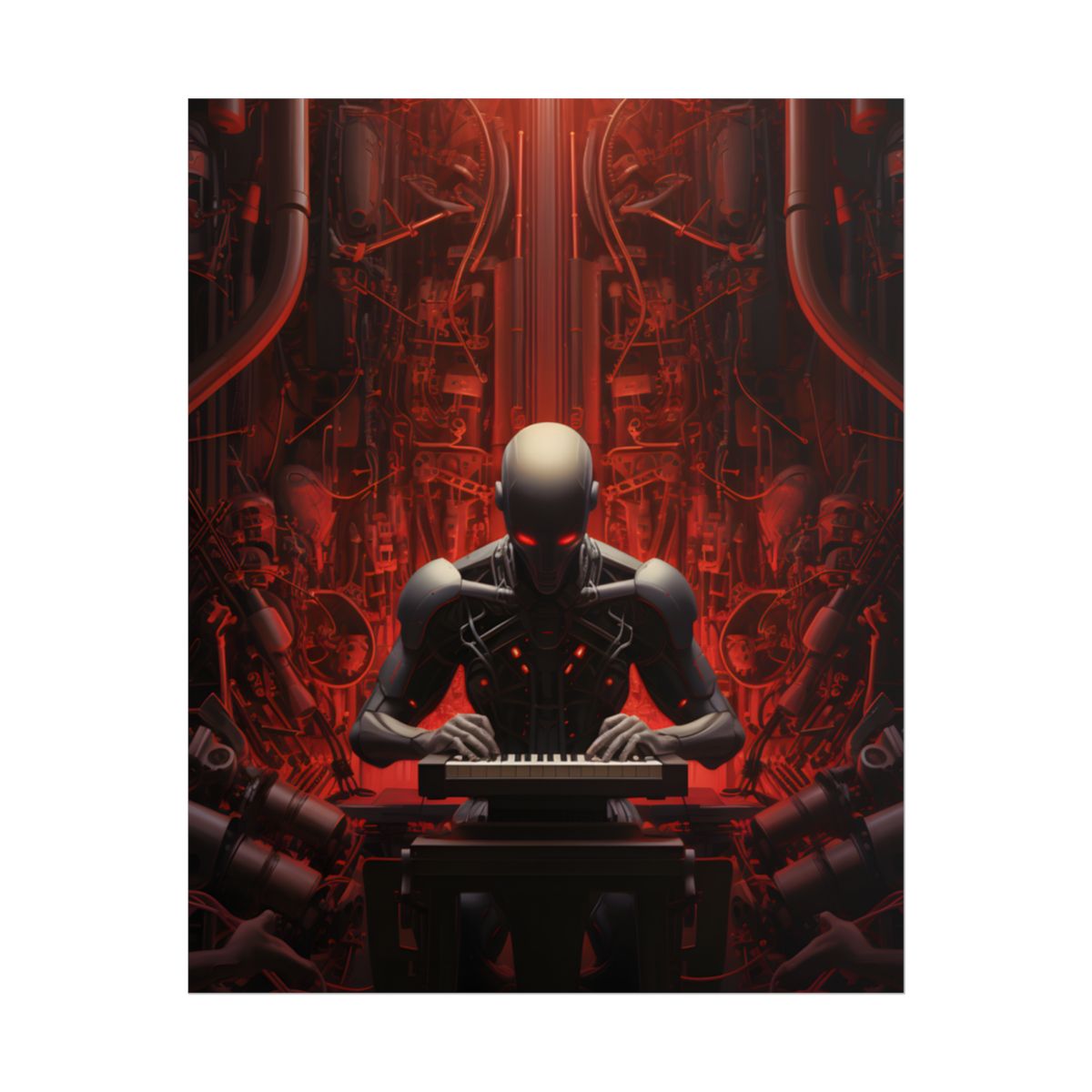 Robot Symphony: A Musical Orchestra of Sentient Robots - Poster
