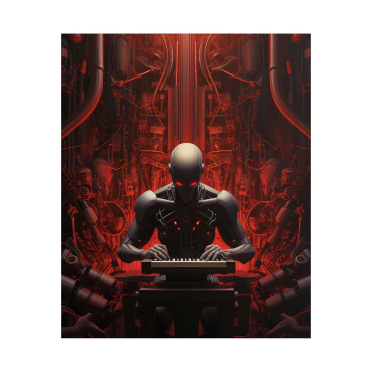 Robot Symphony: A Musical Orchestra of Sentient Robots - Poster