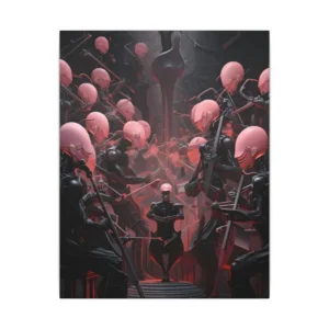 Pink-Headed Orchestra Canvas Print