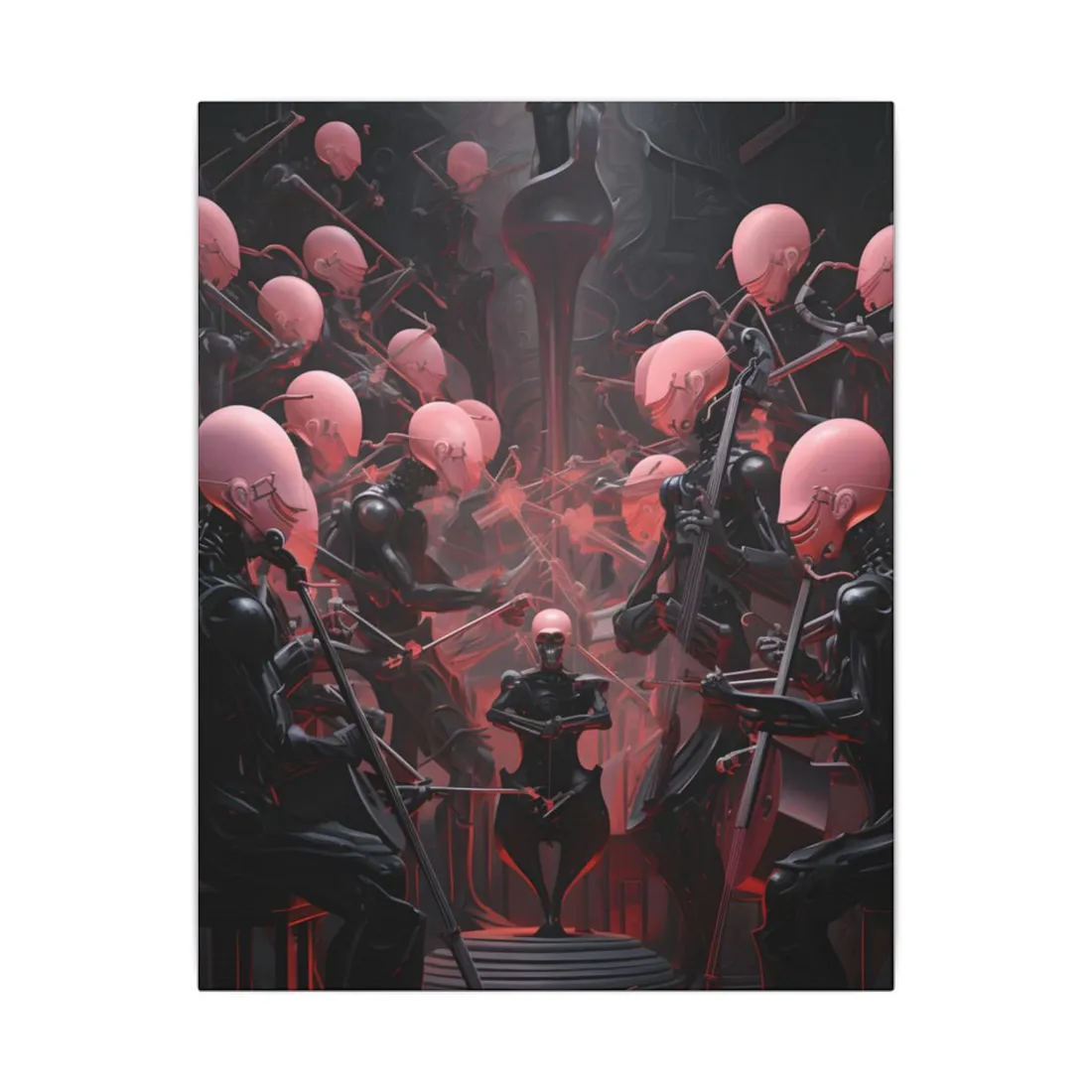 Robot Symphony: A Sentient Orchestra of Robots in Harmony - Canvas