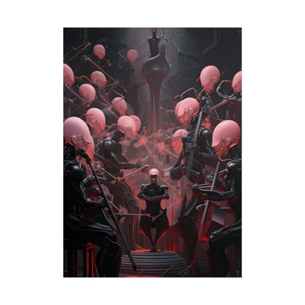 Robot Symphony: A Sentient Orchestra of Robots in Harmony - Poster