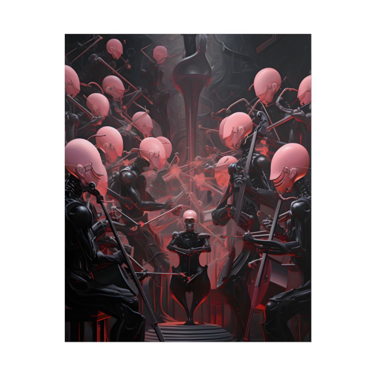 Robot Symphony: A Sentient Orchestra of Robots in Harmony - Poster