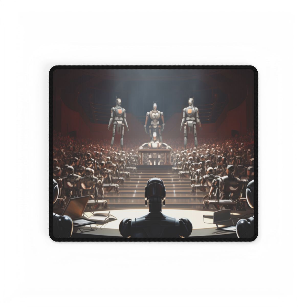 Robot Symphony: A View from Above - Desk Mat