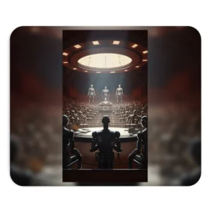Robots in Domed Hall Mouse Pad