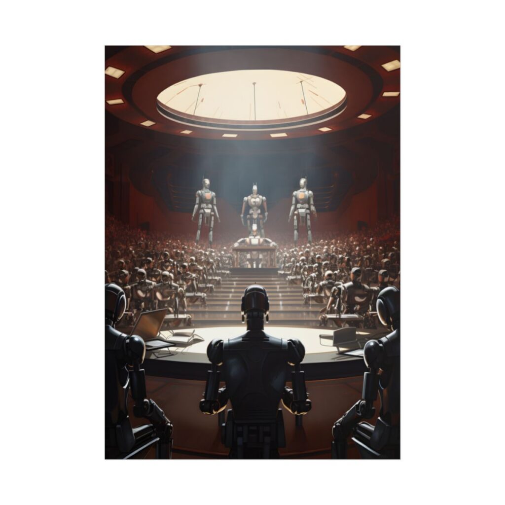 Robot Symphony: A View from Above - Poster