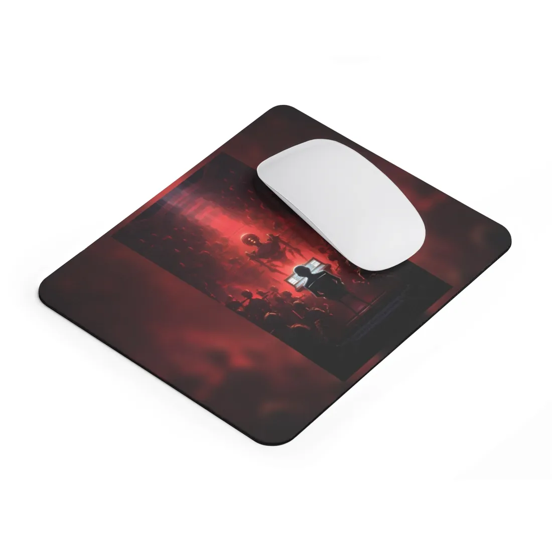 Robot Symphony: Futuristic Music Art - Mouse Pad