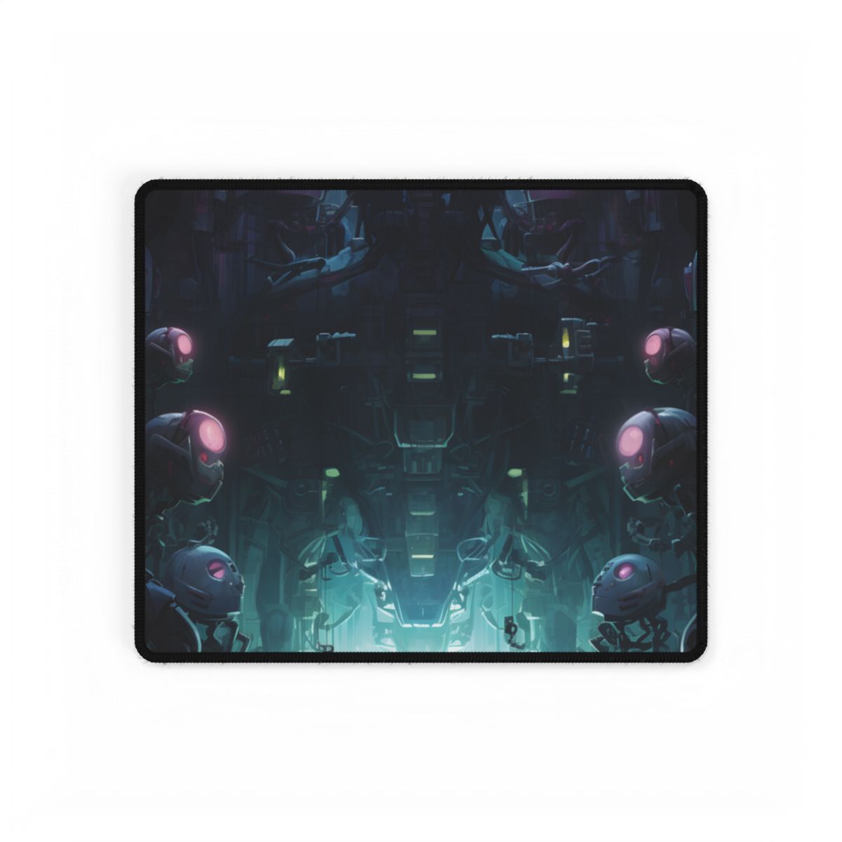 Robot Symphony: Harmony of Human and Technological Collaboration - Desk Mat