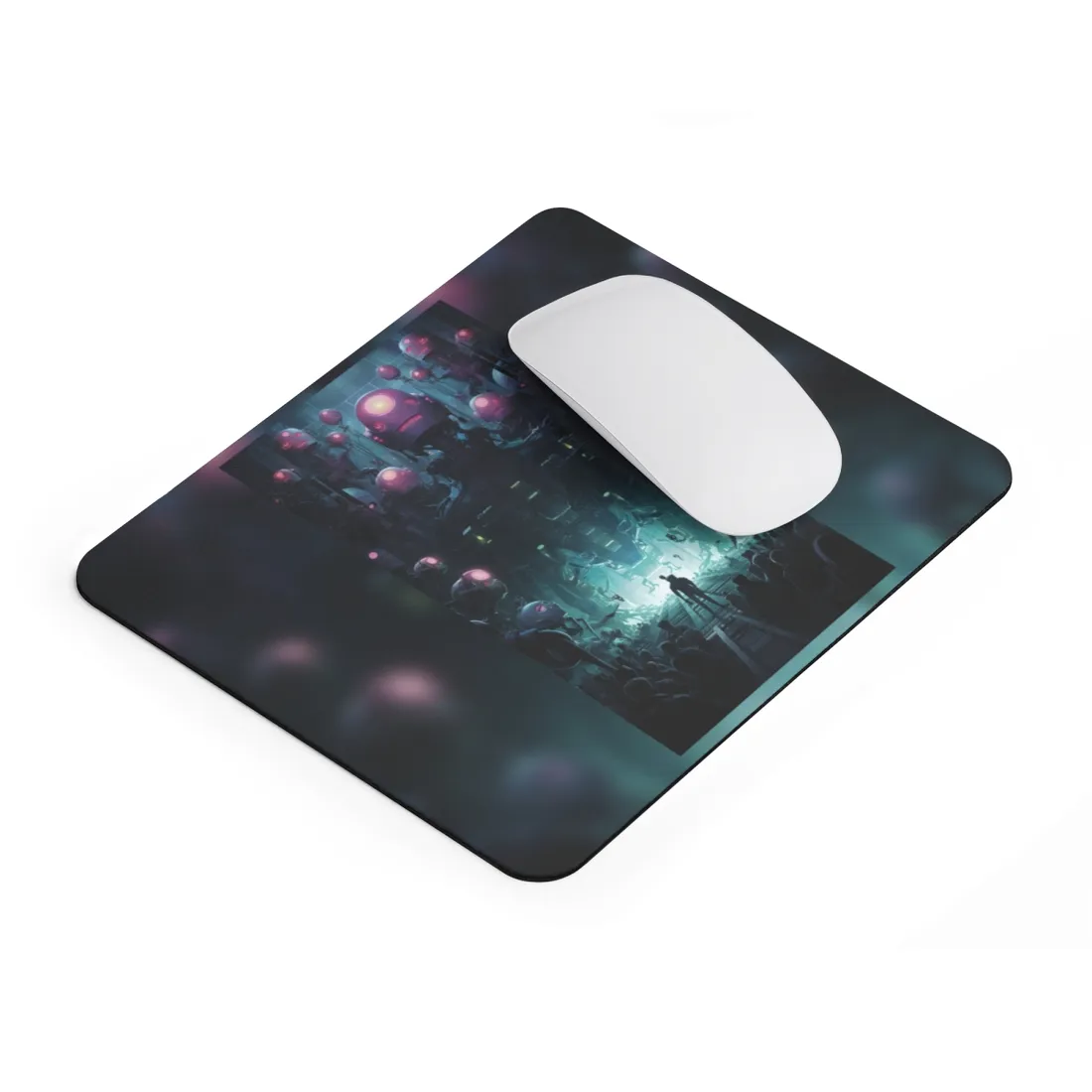 Robot Symphony: Harmony of Human and Technological Collaboration - Mouse Pad