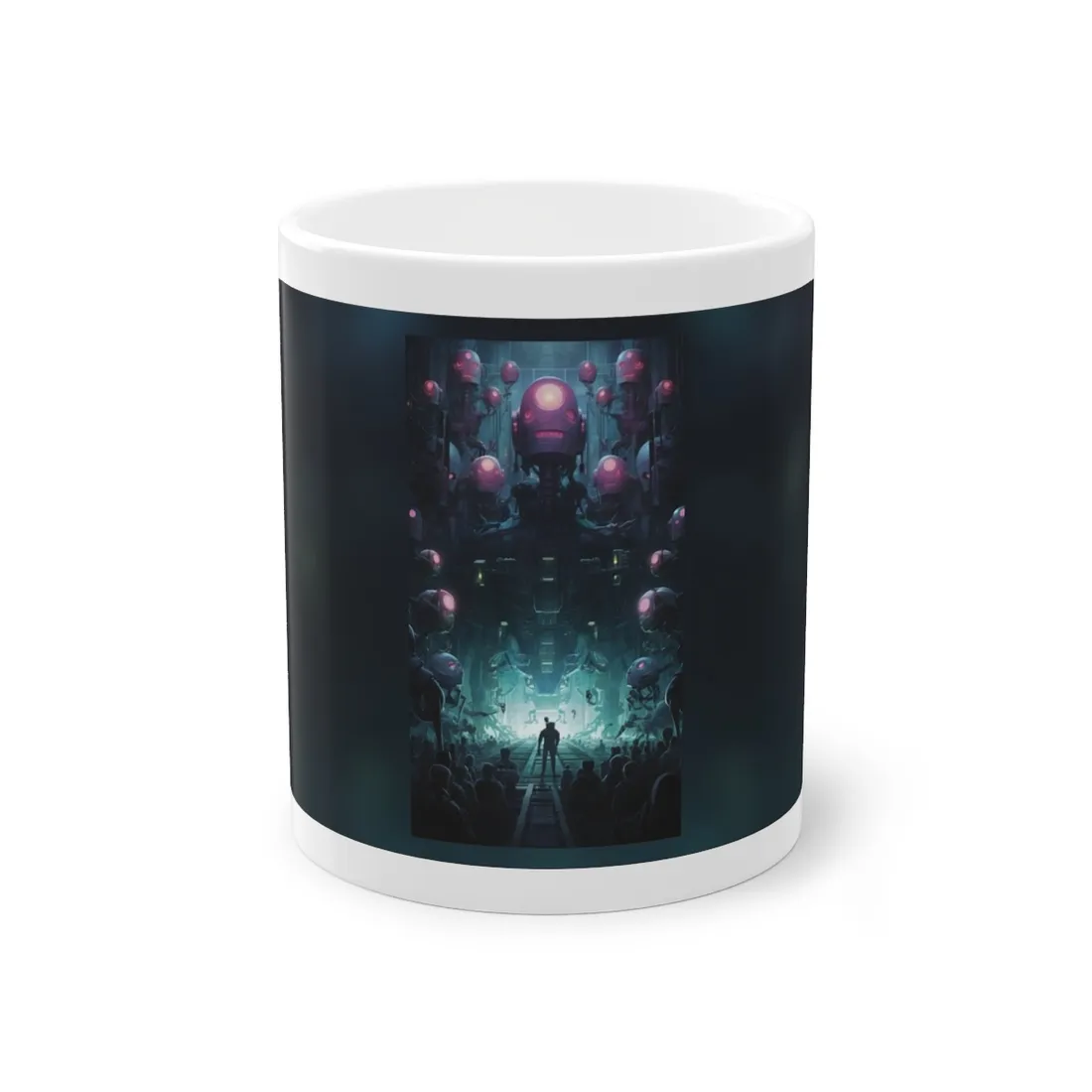 Robot Symphony: Harmony of Human and Technological Collaboration - Mug