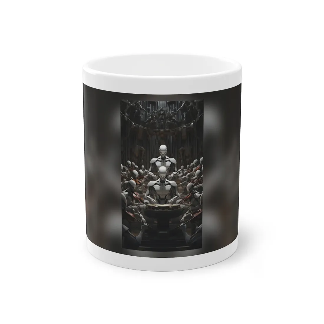 Robot Symphony: Sentient Robots in Harmony - Mug