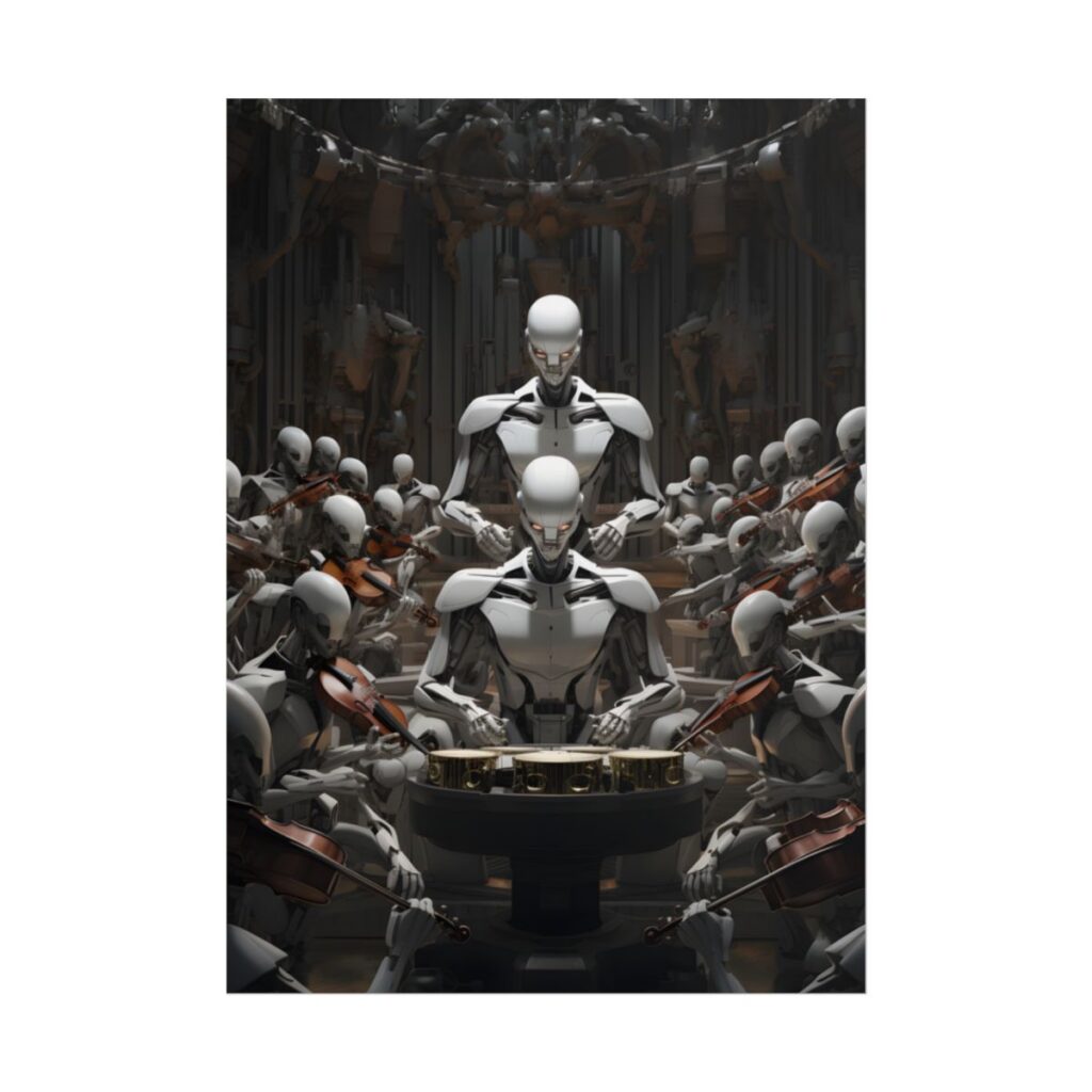 Robot Symphony: Sentient Robots in Harmony - Poster