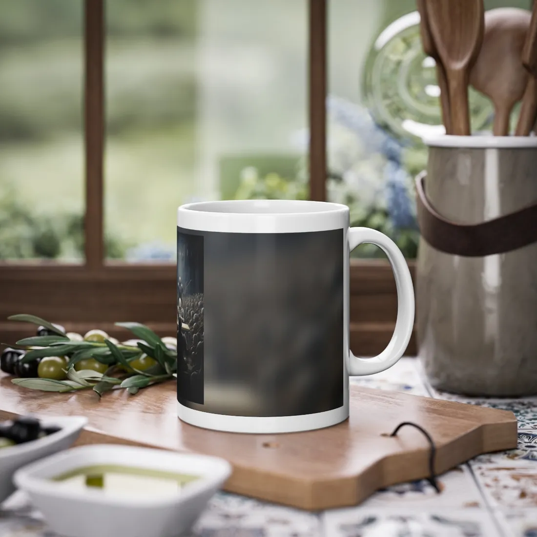 Robot Symphony: Sentient Robots in Musical Harmony - Mug