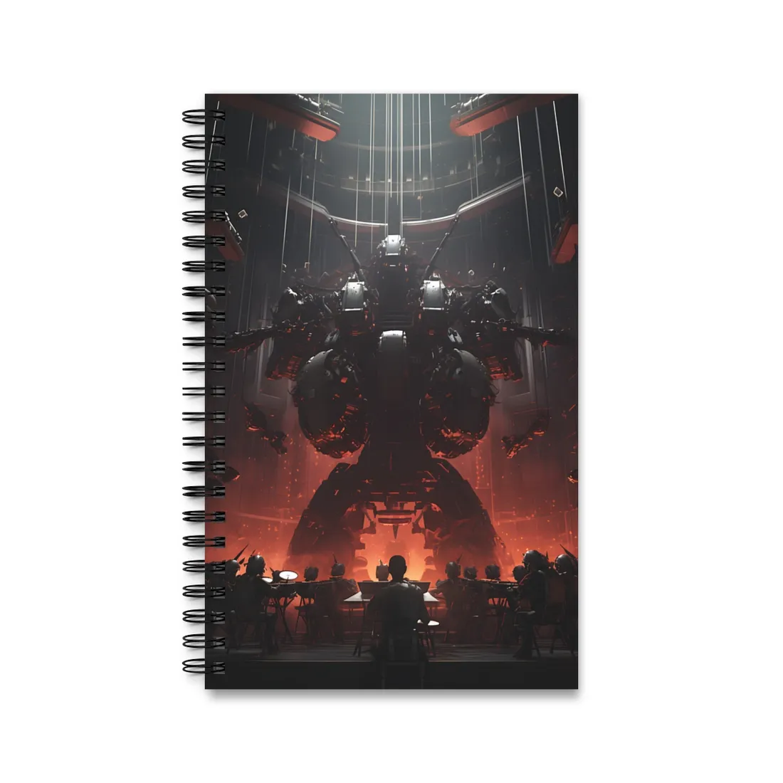 Robot Symphony: Unique Concert Experience - Spiral Notebook