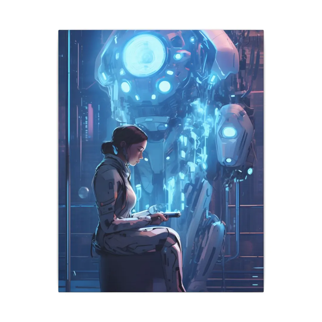 Robotic Art Heist: 5 Charming Thieves in Action - Canvas
