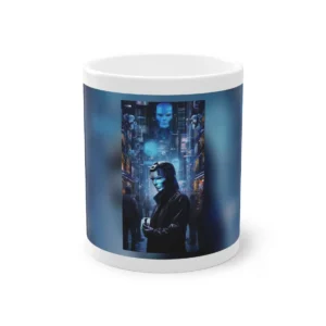 Android in Futuristic City Mug