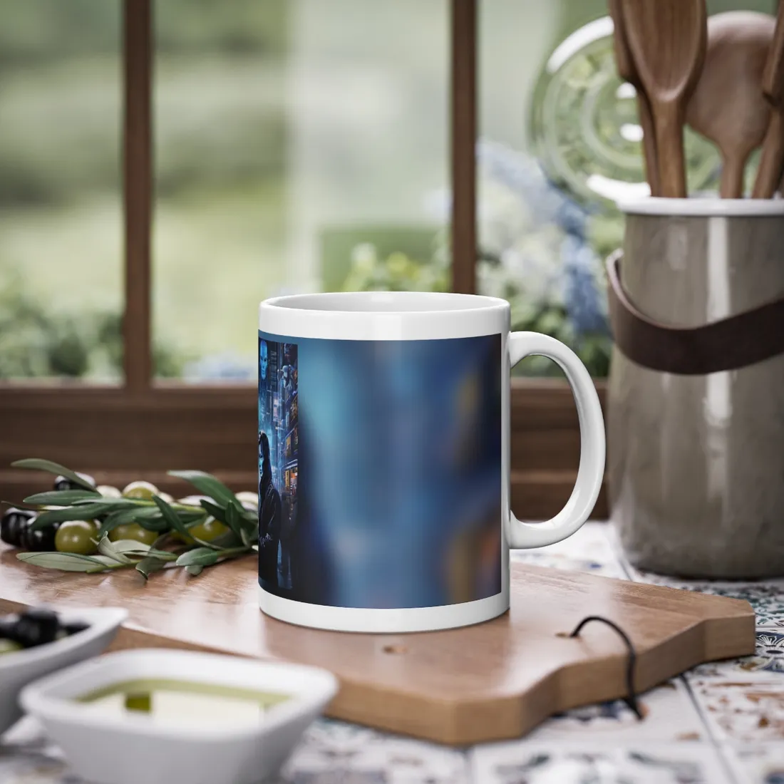 Robotic Art Heist: High-Tech Thieves in Action - Mug