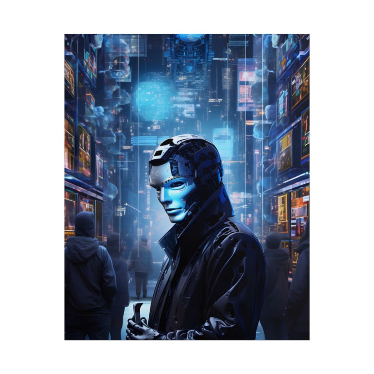 Robotic Art Heist: High-Tech Thieves in Action - Poster