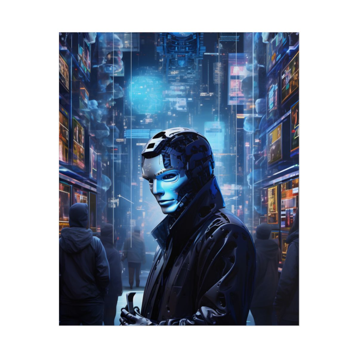 Robotic Art Heist: High-Tech Thieves in Action - Poster