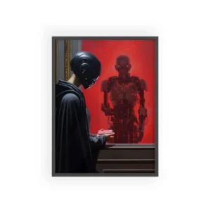 Red Gaze Machine Framed Poster