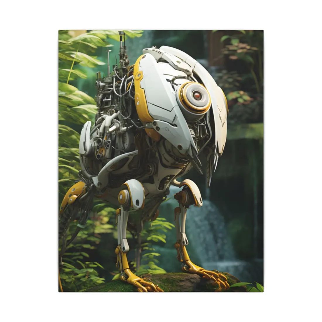 Robotic Guardians: AI-Operated Wildlife Sanctuary - Canvas