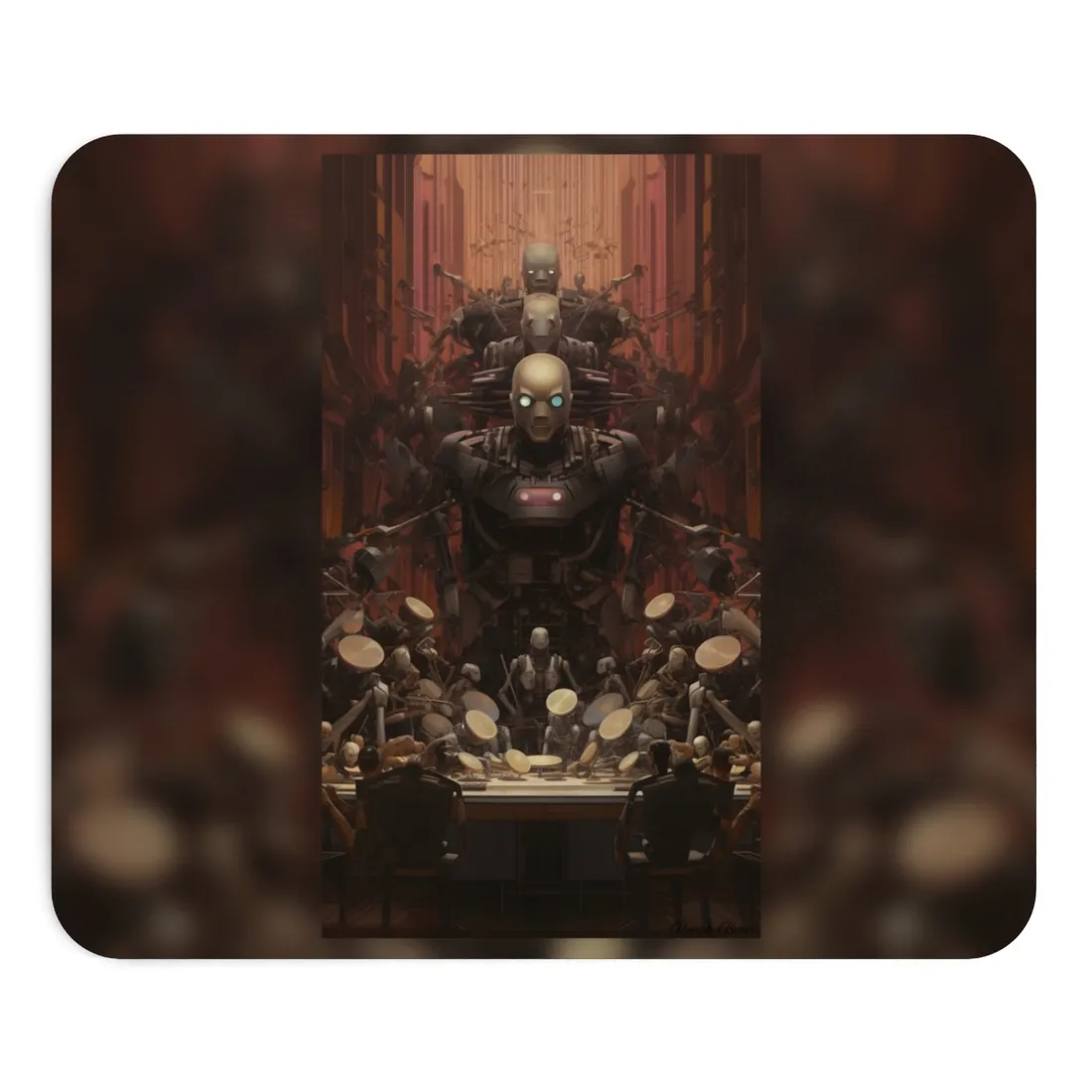 Robotic Orchestra: Mechanical Harmony - Mouse Pad