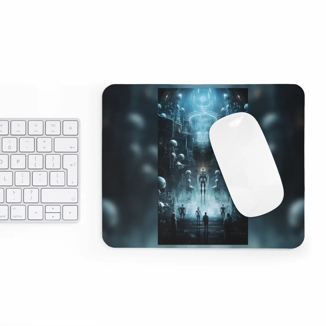 Robotic Orchestra: Minimalist Auditorium Scene - Mouse Pad