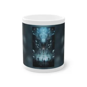Sci-Fi Hall with Robots Mug