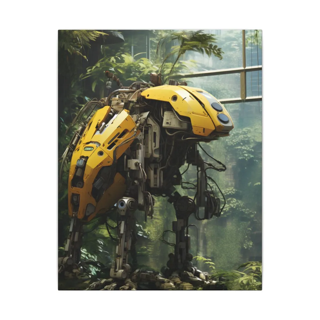 Robotic Wildlife Sanctuary: A Sanctuary for Tomorrow - Canvas