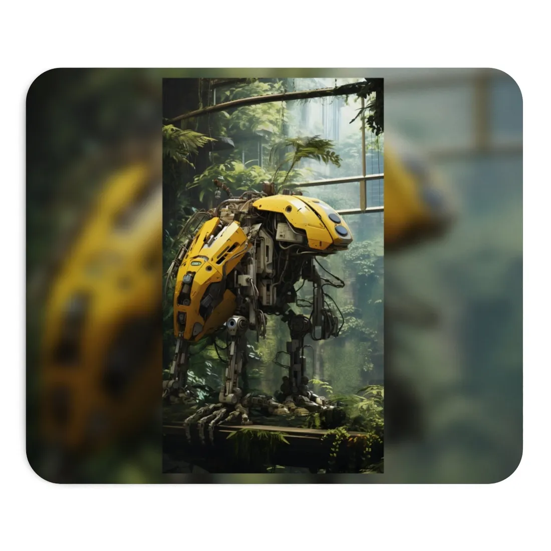 Robotic Wildlife Sanctuary: A Sanctuary for Tomorrow - Mouse Pad