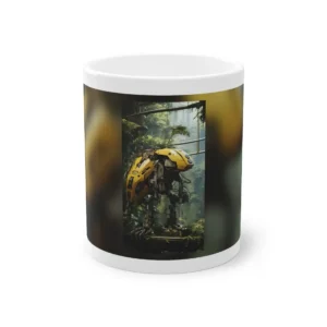 Yellow Robot in Jungle Mug