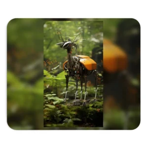 Robot in Forest Mouse Pad