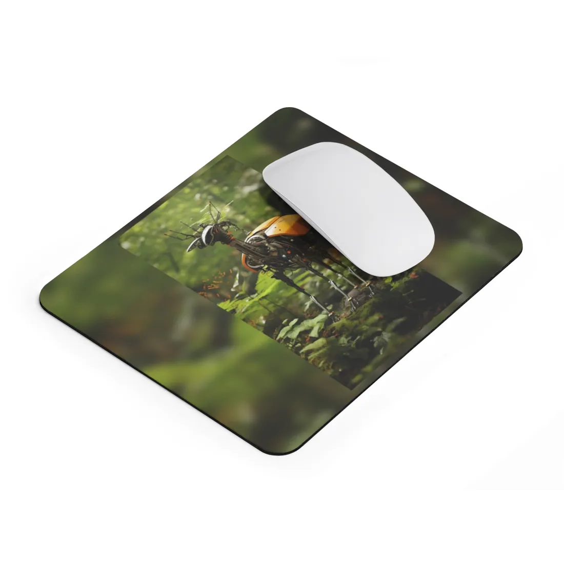 Robotic Wildlife Sanctuary: AI-Operated Animal Care - Mouse Pad