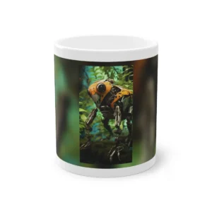 Orange Robot in Jungle Mug