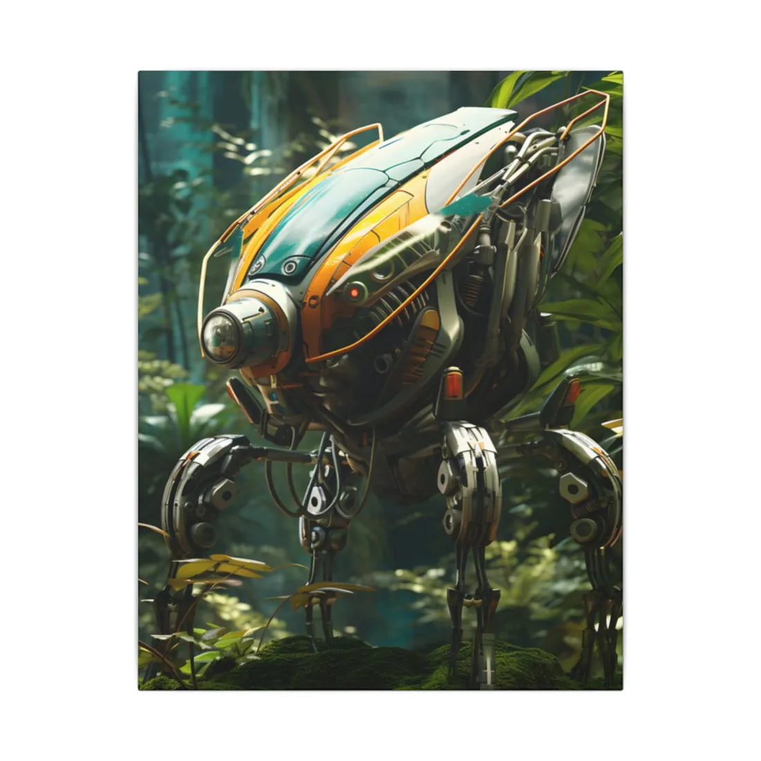 Robotic Wildlife Sanctuary: AI-Operated Guardians of Nature - Canvas