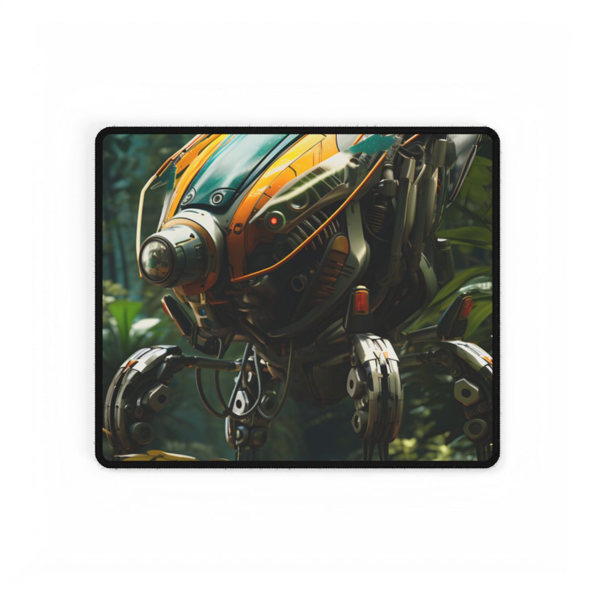Robotic Wildlife Sanctuary: AI-Operated Guardians of Nature - Desk Mat