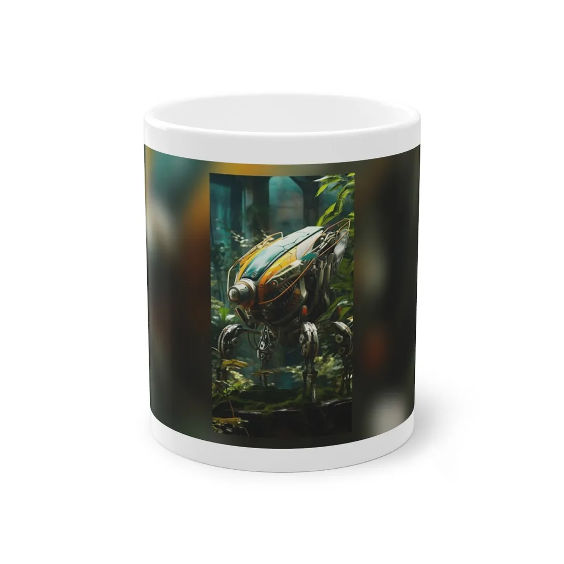 Robotic Wildlife Sanctuary: AI-Operated Guardians of Nature - Mug