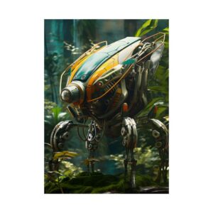 Jungle Walker Robot Poster