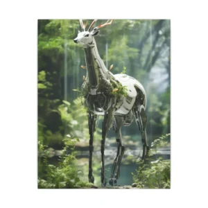 Mechanical Stag by Stream Canvas Print