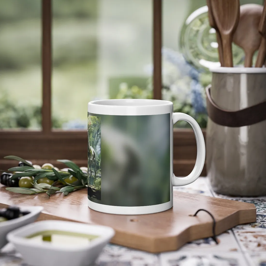Robotic Wildlife Sanctuary: AI-Operated Haven for Animals - Mug