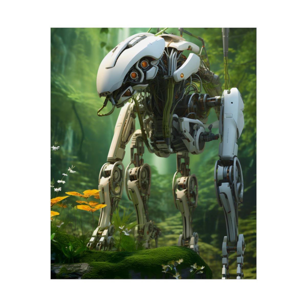 Robotic Wildlife Sanctuary: AI-Operated Oasis - Poster