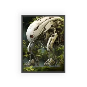 Moss Walking Robot Framed Poster