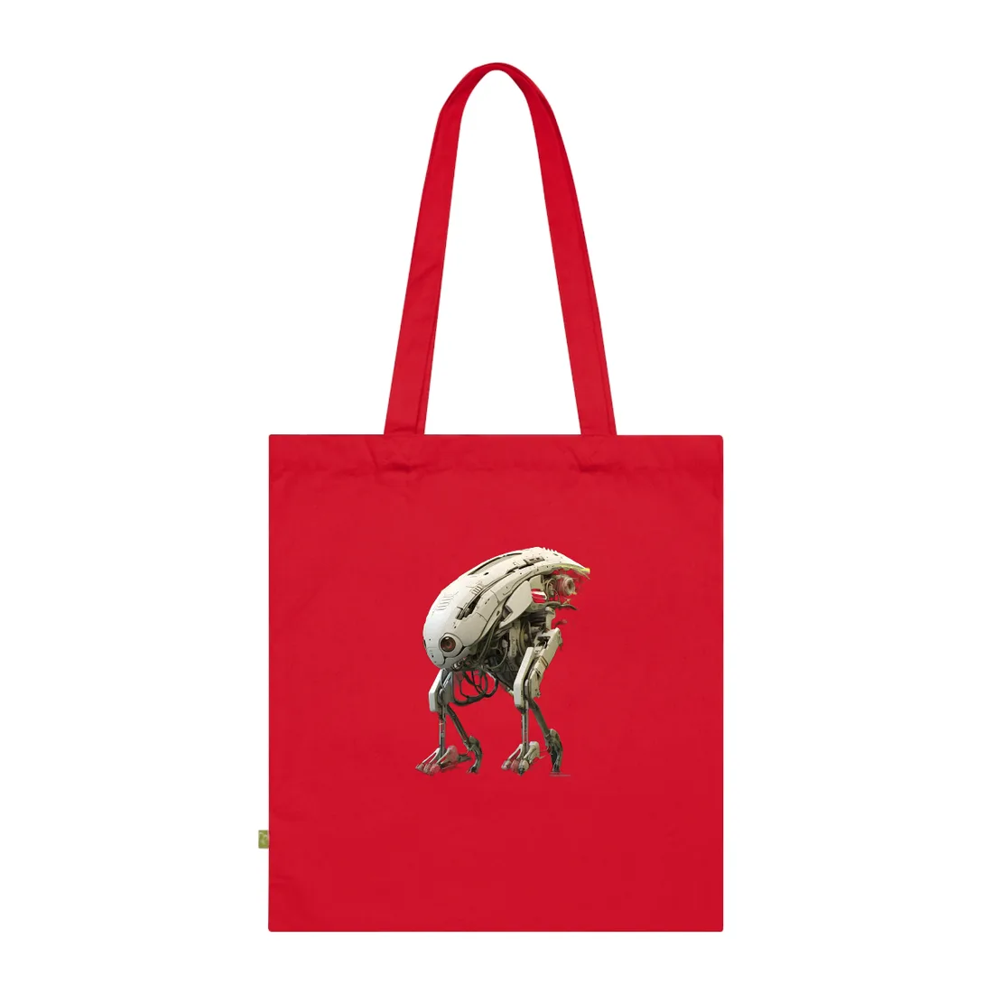 Robotics for Wildlife Sanctuary: AI-Operated Haven - Tote Bag (Classic Red)