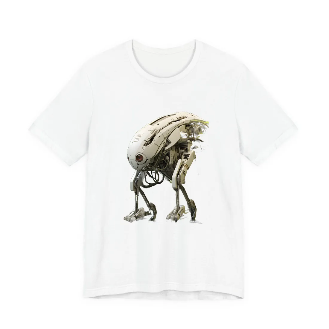 Robotics for Wildlife Sanctuary: AI-Operated Haven - T-Shirt (White)