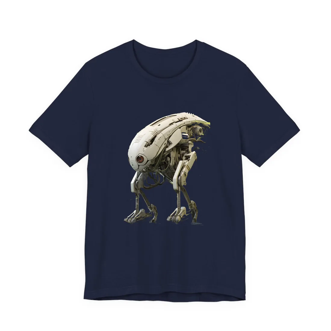 Robotics for Wildlife Sanctuary: AI-Operated Haven - T-Shirt (Navy)