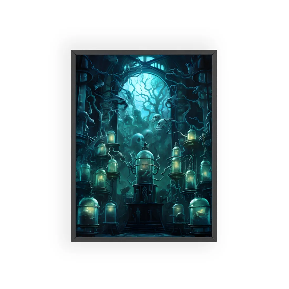 Scientific Discovery: Green Chemistry Experiment in Action - Framed Poster